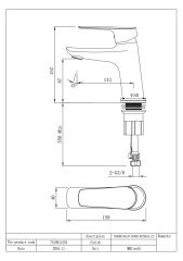 Tandem Sink Mixer H12