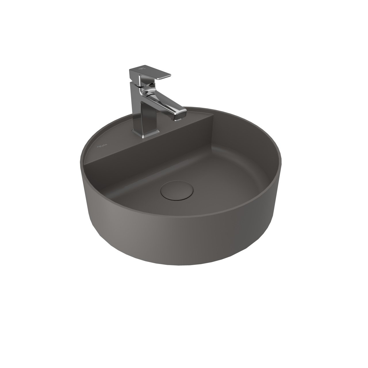 Smartedge Yuvarlak Lavabo Ø45 Mat Antrasit