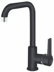 Agena Sink Mixer Black (L Pipe)