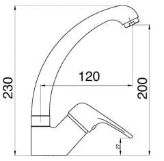 Opus High Basin Mixer